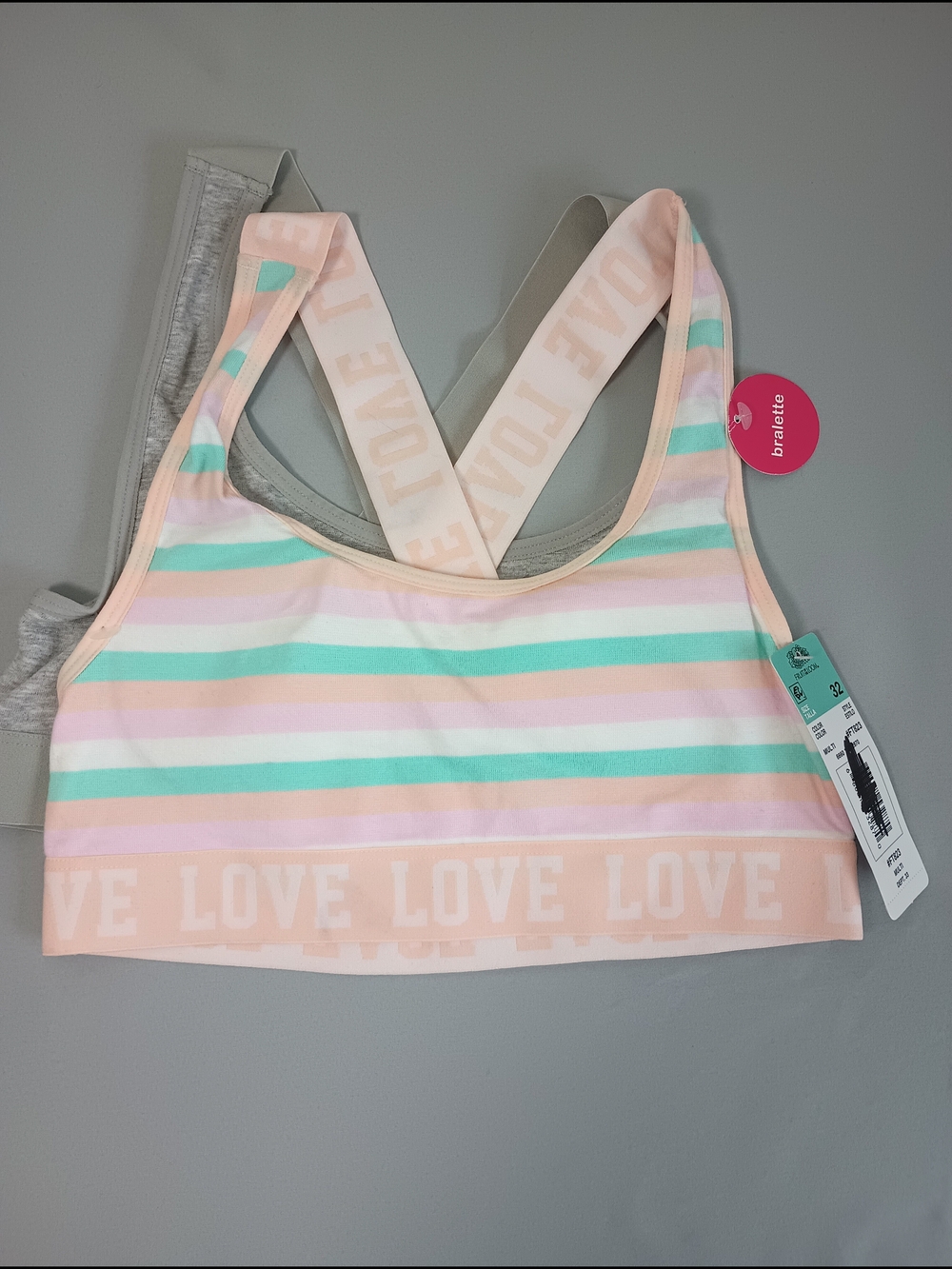 Fruit Of The Loom Girls' Bralettes
Size 32